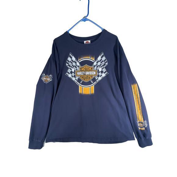 Harley Davidson Mother Road Kingman, Arizona Route 66 Black L/S  T-Shirt Size XL - Picture 1 of 10